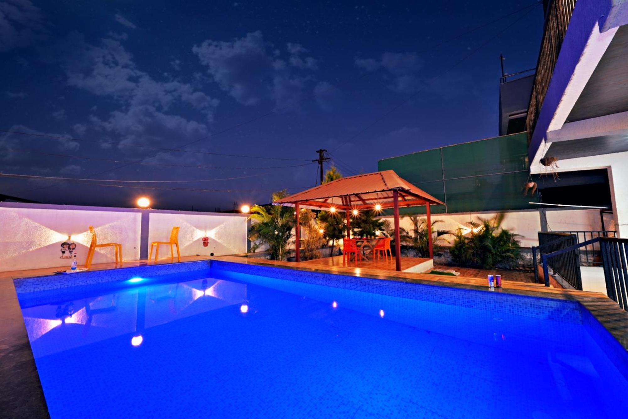 Ll Empyrean Stay Ll 4Bhk Ll Ac Ll Pool Ll Mystical Stone Villa Ll Lonavala Exterior foto