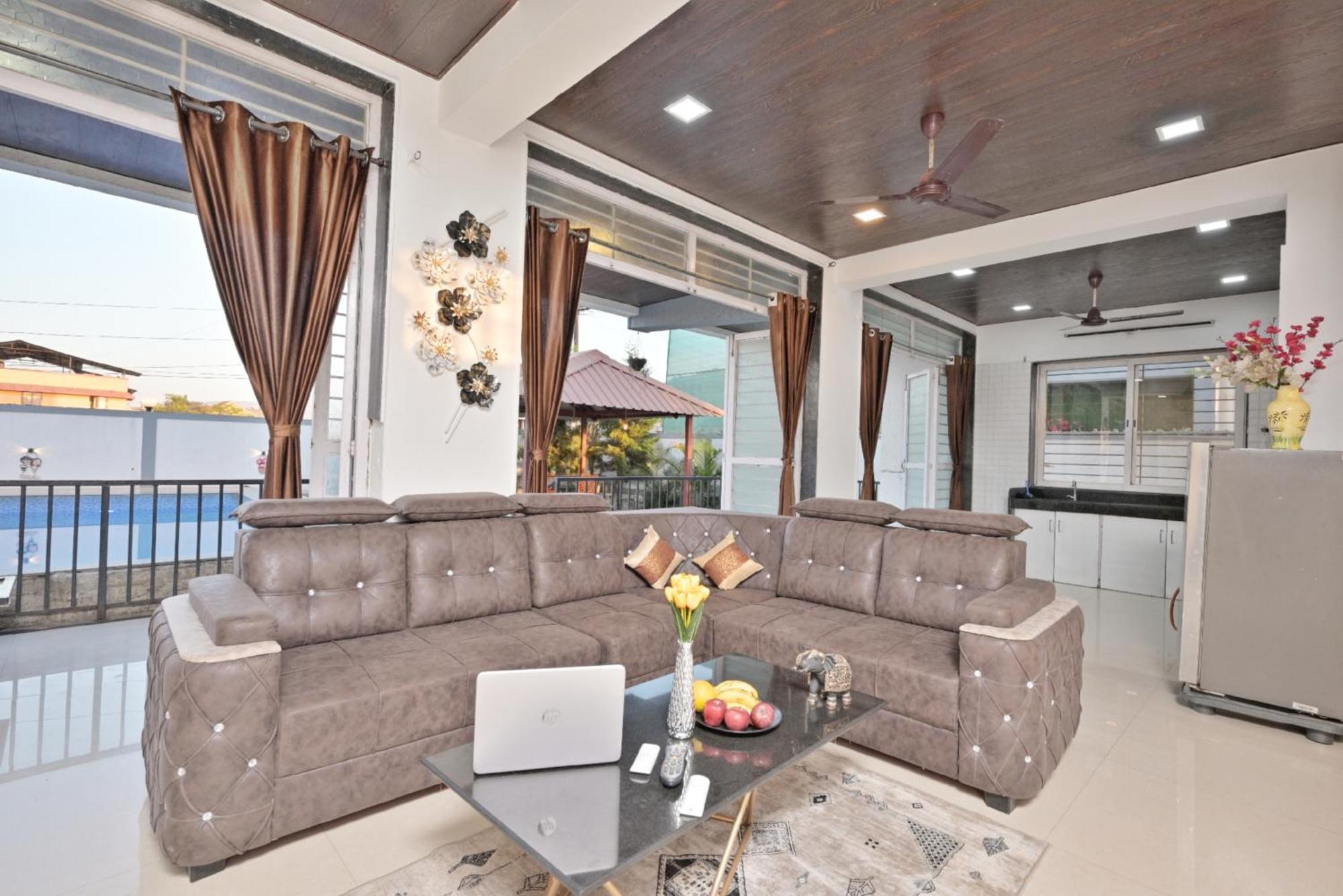 Ll Empyrean Stay Ll 4Bhk Ll Ac Ll Pool Ll Mystical Stone Villa Ll Lonavala Exterior foto